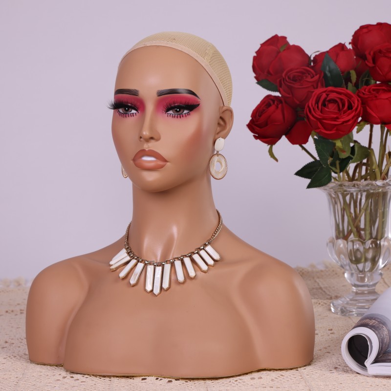 PVC Half Body Mannequin Head w - مراجعة Body Jewelry In Store وسعره
