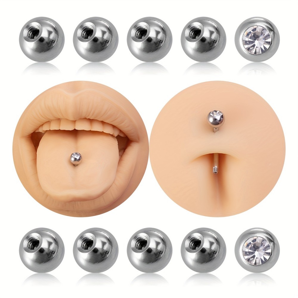 10pcs Piercing Balls 3mm 5mm S - مراجعة Body Jewelry In Store وسعره