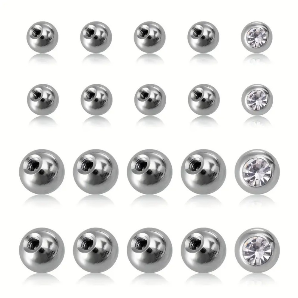 10pcs Piercing Balls 3mm 5mm S - مراجعة Body Jewelry In Store وسعره