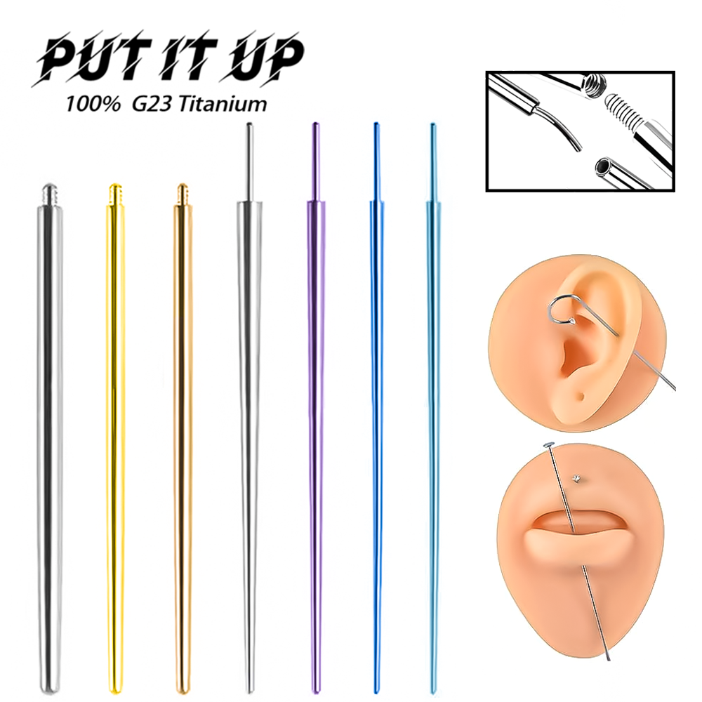 PUTITUP 10-Piece Set Of F136 T - مراجعة Body Jewelry Implant Grade Titanium وسعره