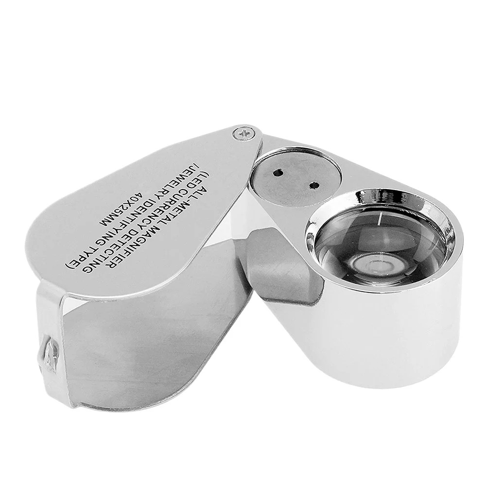 40X Illuminated Jeweler Loupe  - مراجعة Body Jewelry Repair وسعره