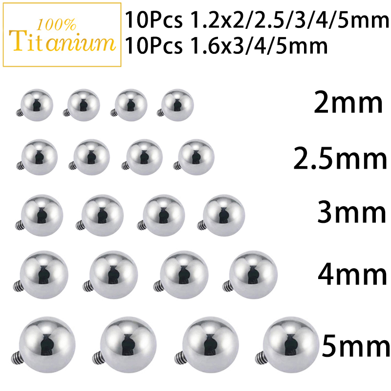 10Pc Implant Grade ASTM G23 Ti - مراجعة Body Jewelry Implant Grade Titanium وسعره