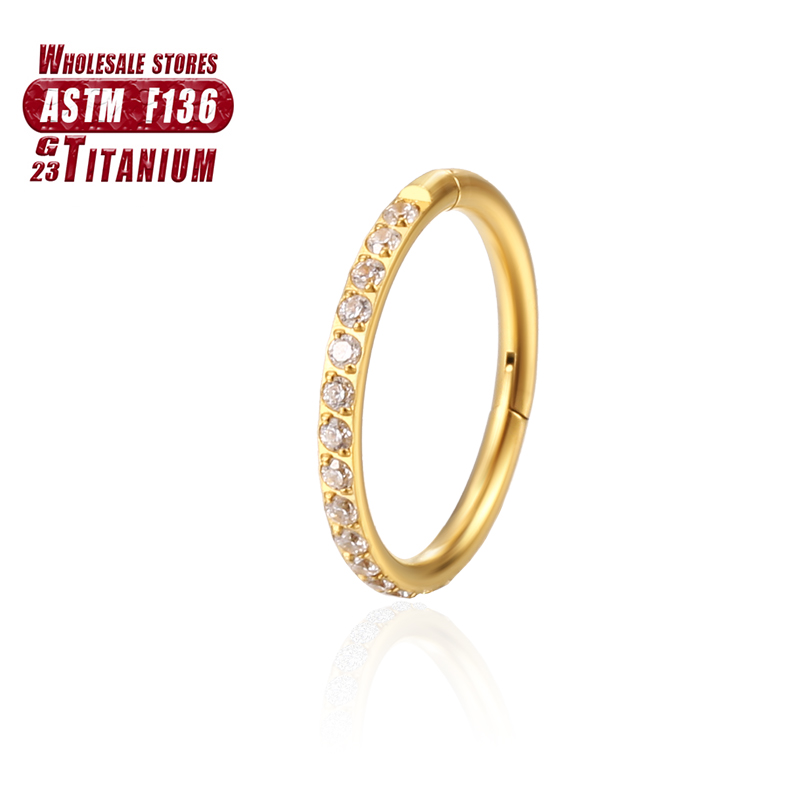 F136 Titanium Nose Ring Implan - مراجعة Body Jewelry Implant Grade Titanium وسعره