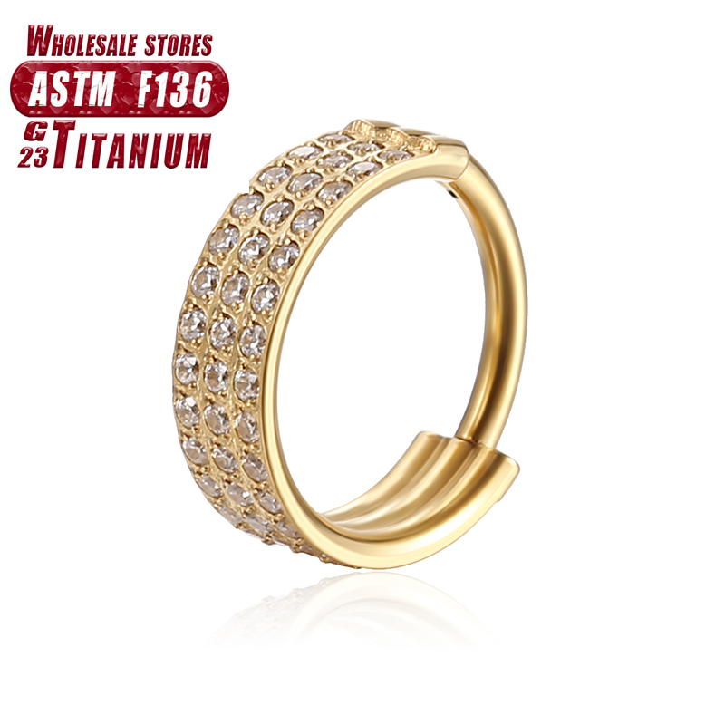 F136 Titanium Nose Ring Implan - مراجعة Body Jewelry Implant Grade Titanium وسعره