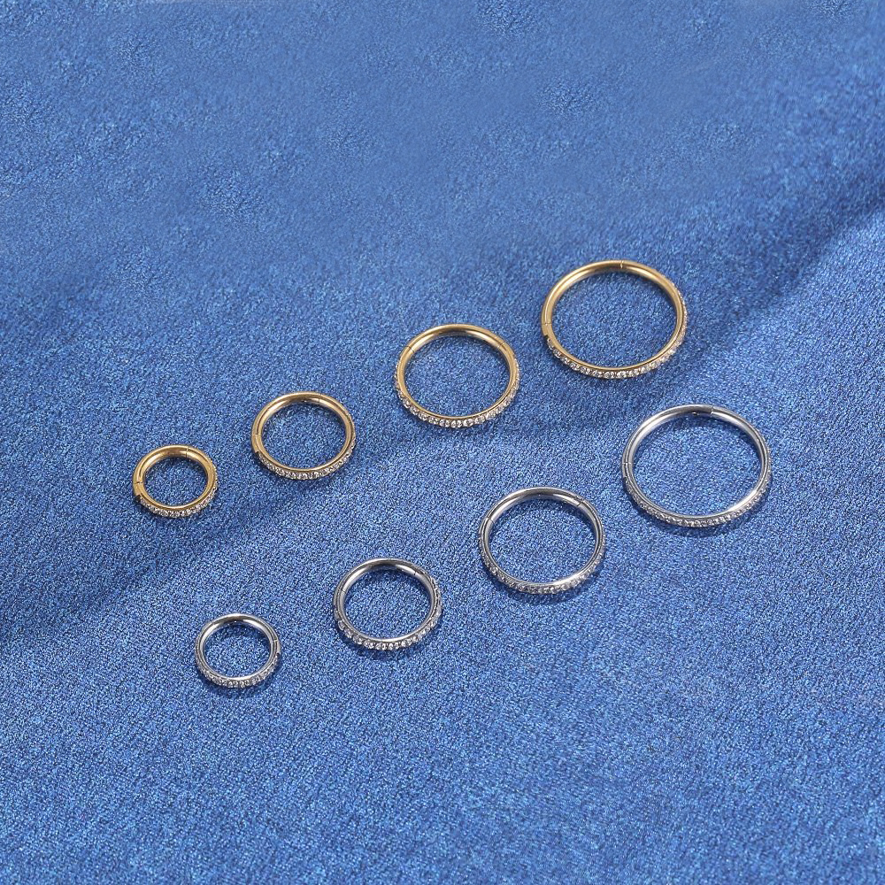F136 Titanium Nose Ring Implan - مراجعة Body Jewelry Implant Grade Titanium وسعره