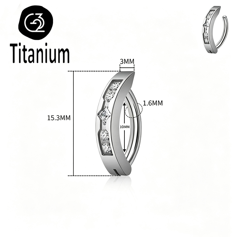Implant Grade ASTM F136 Titani - مراجعة Body Jewelry Implant Grade Titanium وسعره