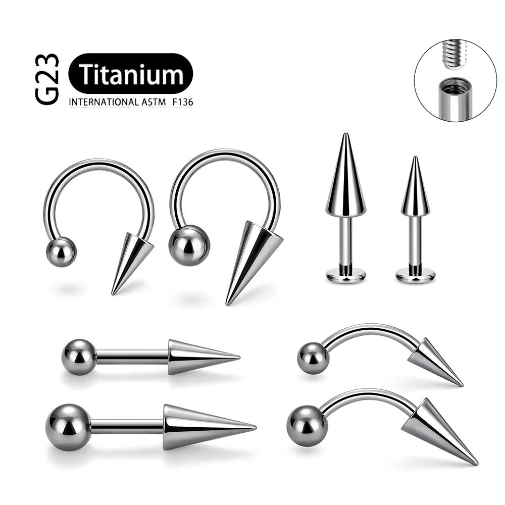1Pcs Implant Grade F136 Titani - مراجعة Body Jewelry Implant Grade Titanium وسعره