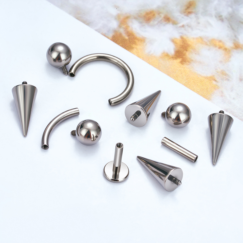 1Pcs Implant Grade F136 Titani - مراجعة Body Jewelry Implant Grade Titanium وسعره