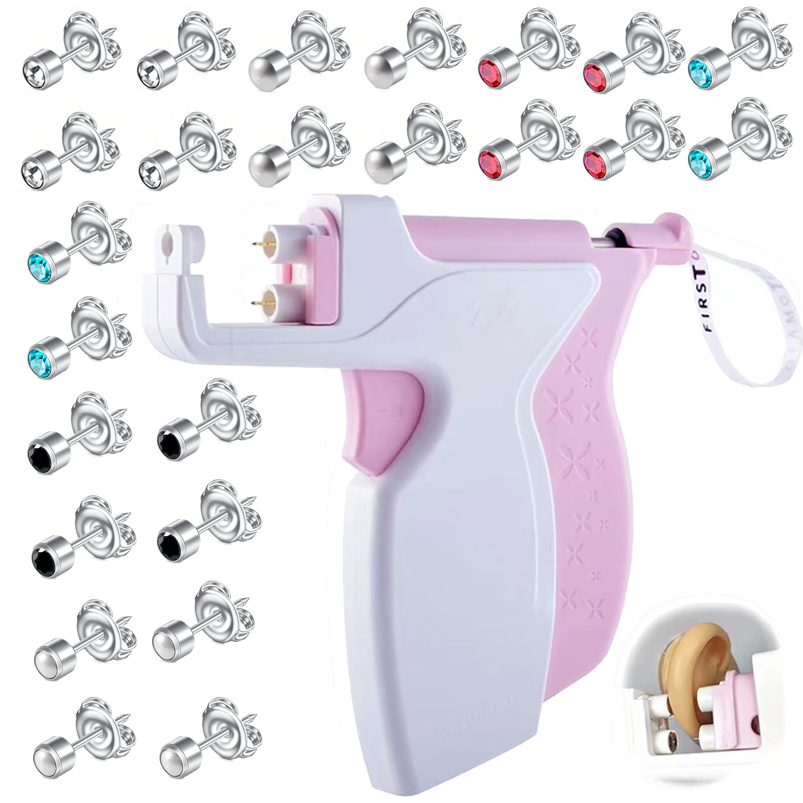T3 Ear Piercing Gun Kit Asepti - مراجعة Body Jewelry In Store وسعره