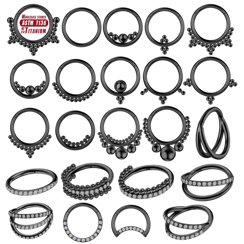 F136 Titanium Piercing Black N - مراجعة Body Jewelry Implant Grade Titanium وسعره