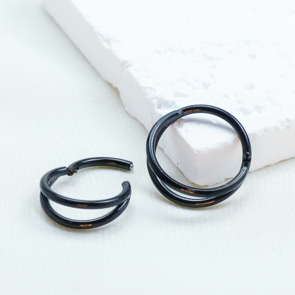F136 Titanium Piercing Black N - مراجعة Body Jewelry Implant Grade Titanium وسعره