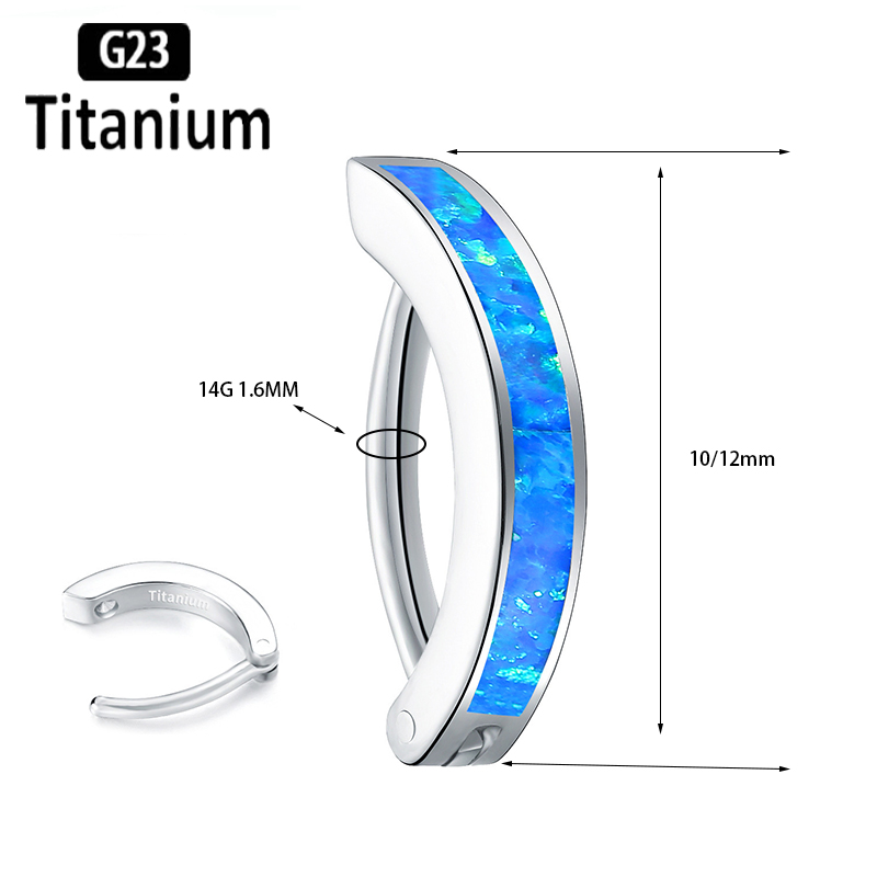 1PC 14G Implant Grade G23 Tita - مراجعة Body Jewelry Implant Grade Titanium وسعره