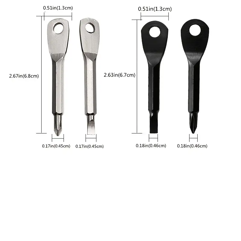 2 Keychain Screwdrivers in Bla - مراجعة Body Jewelry Repair وسعره