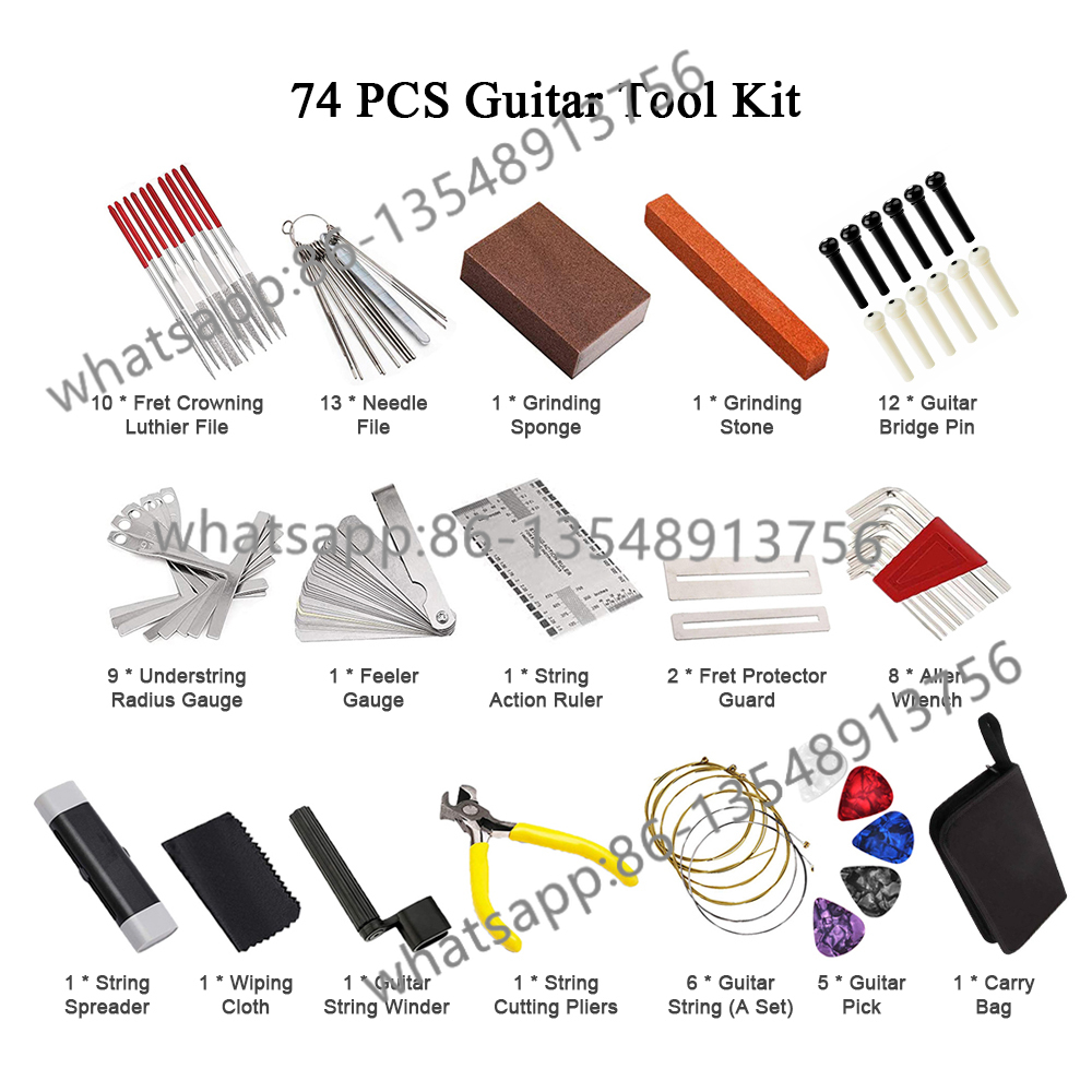 72-piece guitar kit, repair an - مراجعة Body Jewelry Repair وسعره